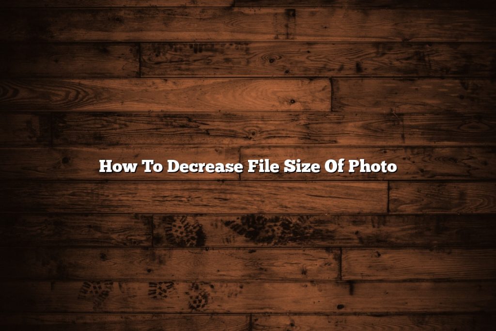 How To Decrease File Size Of Photo 1024x683 