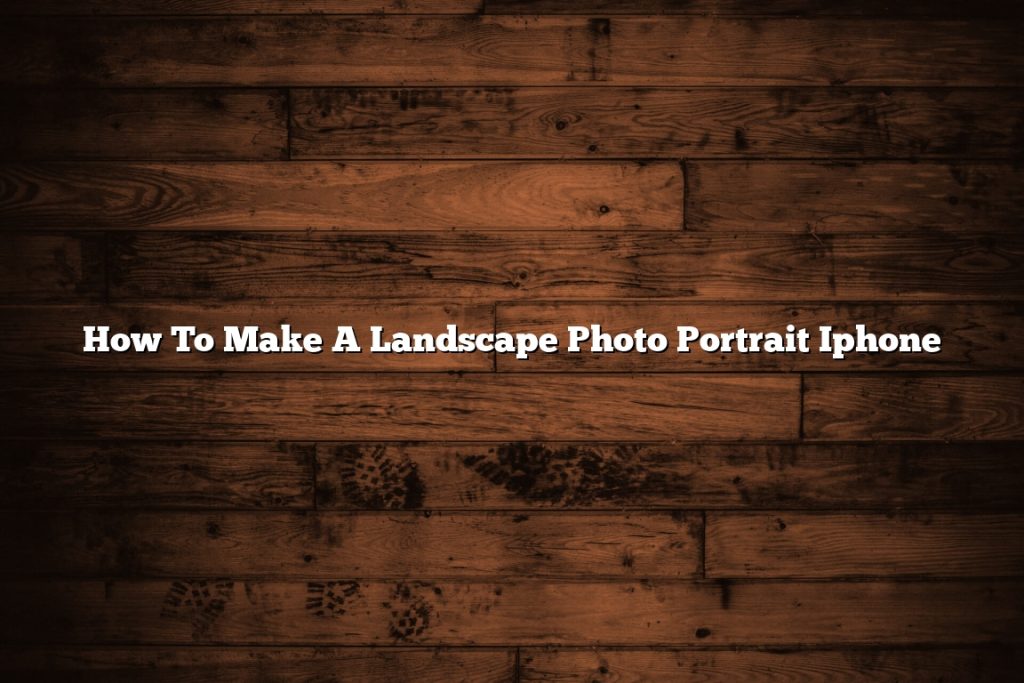 how-to-make-a-landscape-photo-portrait-iphone-november-2022