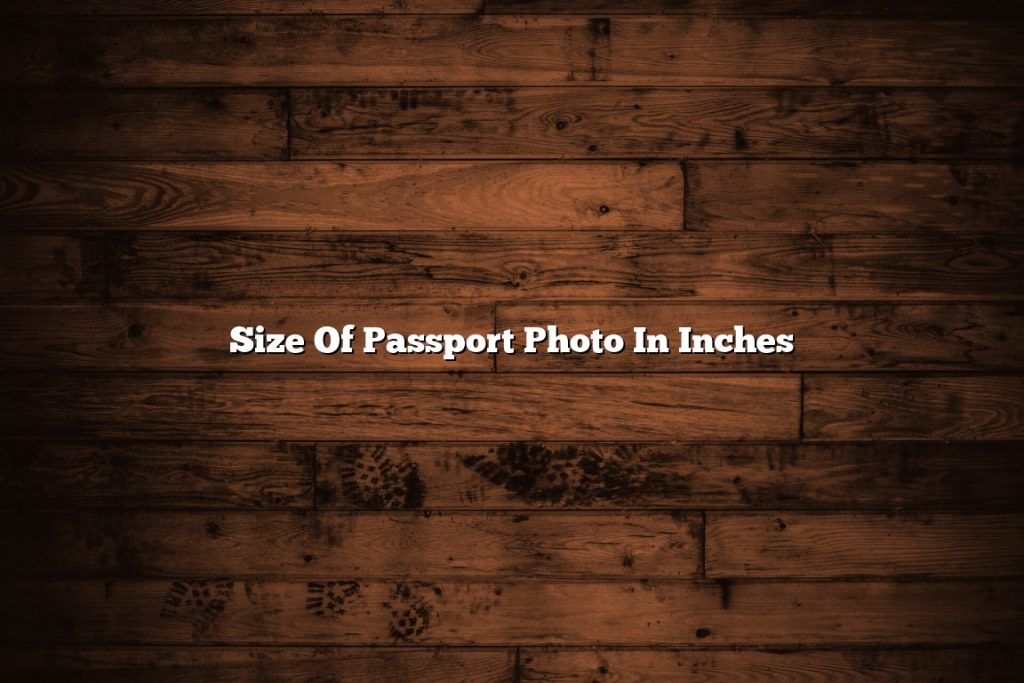 Size Of Passport Photo In Inches 1024x683 